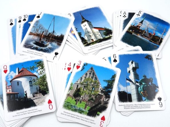 Playing cards with Estonian pictures
