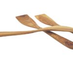 Ash tree spatula with juniper decoration