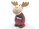 Elk Rudolf made of wood 9cm