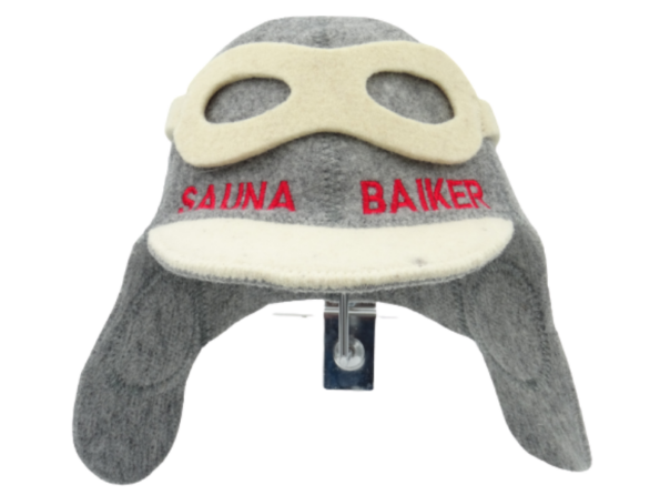 Sauna hat aviator Sauna Baiker gray