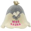 Sauna hat Miss with flower 1023
