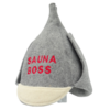 Sauna hat budenovka Sauna Boss gray 1096