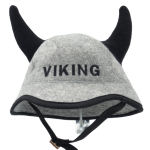 Шапка для сауны шлем с рогами Viking 1129
