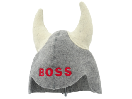 Sauna hat viking Boss gray 1086