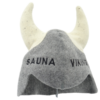 Шапка для бани викинг Sauna Viking серая 1090