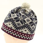 Men's wool hat with pattern R11a