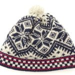 Men’s wool hat with pattern R11a