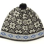 Men’s wool hat with pattern R12b