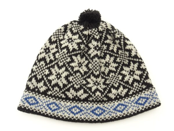 Men's wool hat with pattern R12b 2