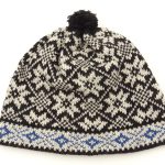 Men’s wool hat with pattern R15b