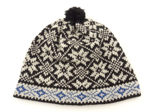 Men's wool hat with pattern R15b 2