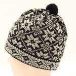 Men’s wool hat with pattern R15c