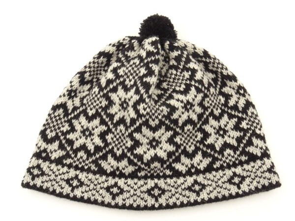 Men's wool hat with pattern R15c 2