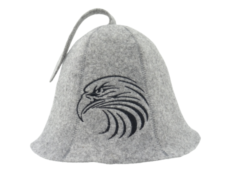 Sauna hat Eagle gray M019