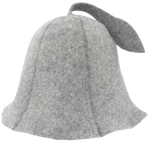 Men's sauna hat gray