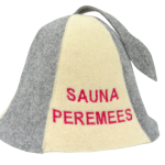 Шапка для сауны Sauna Peremees бежевая серая M016