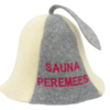 Шапка для сауны Sauna Peremees серый бежевая M015