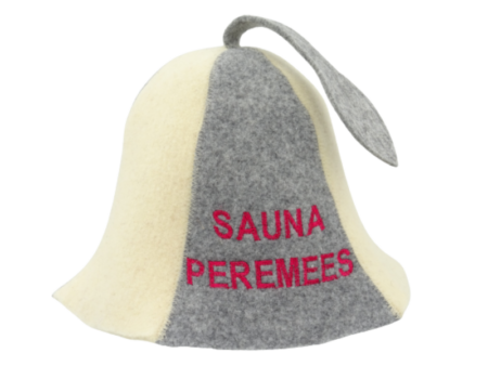 Шапка для сауны Sauna Peremees серый бежевая M015