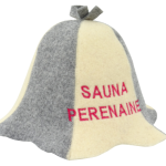 Шапка для сауны Sauna Perenaine бежевая серая N016