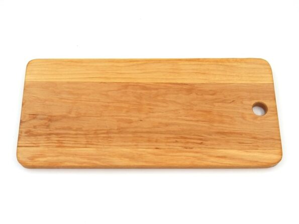 Доска разделочная деревянная ольха с пазом 330×150