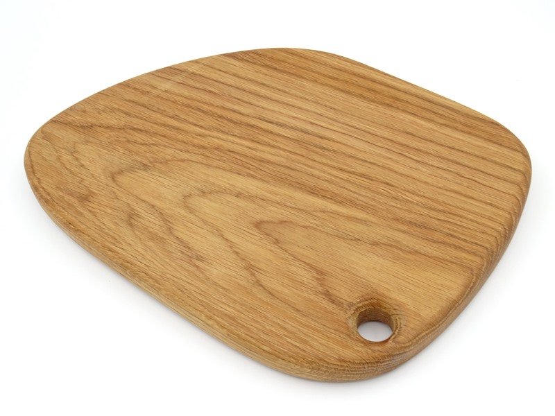 Serving tray-cutting board made of oak 300x230x24 2