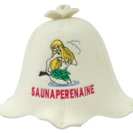 Saunamüts Sauna Perenaine valge A020