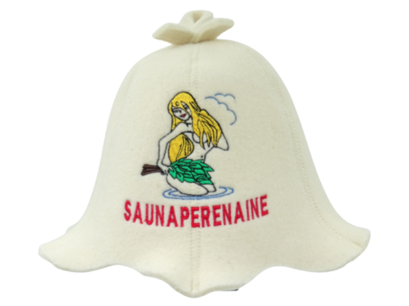 Шапка для сауны Sauna Perenaine белая A020
