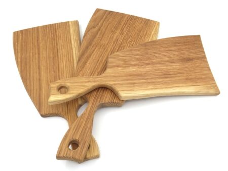 Cutting board with a handle