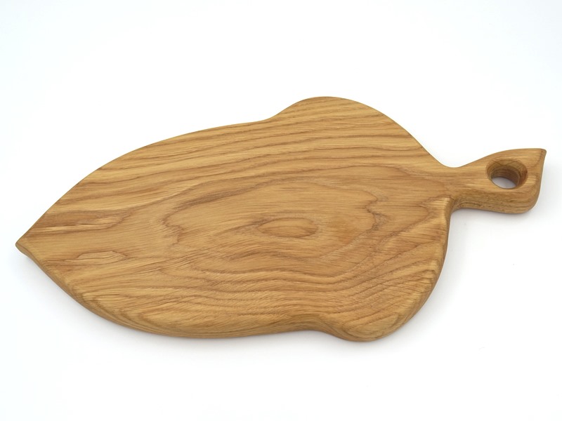 Serving tray-cutting board made of oak Acorn