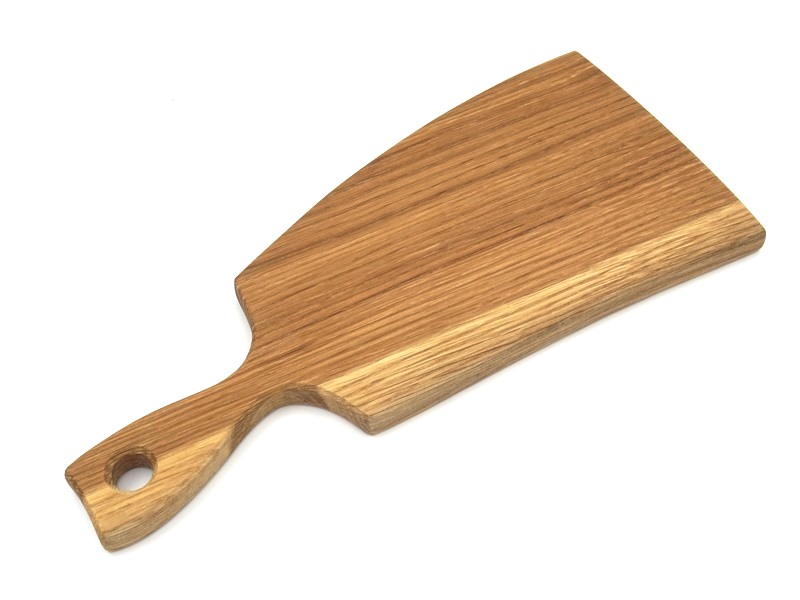 Cutting board from oak with a handle 290x130x14