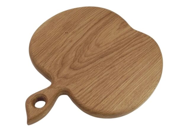Oak serving tray-cutting board Apple 290x270x24 2
