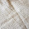 Linen fabric stonewashed natural