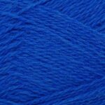 шерстяная пряжа Тексрена 100г 100% шерсть ярко-синяя 460