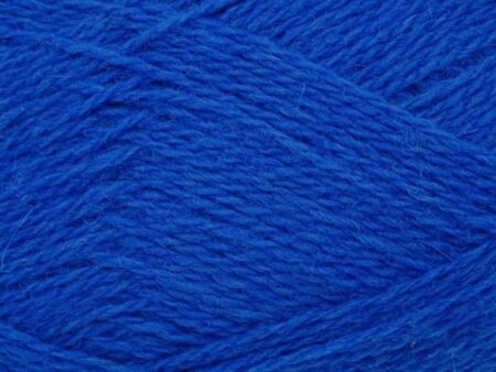 woolen yarn bright blue