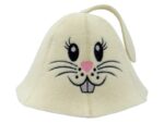 Sauna hat for children Bunny beige L006