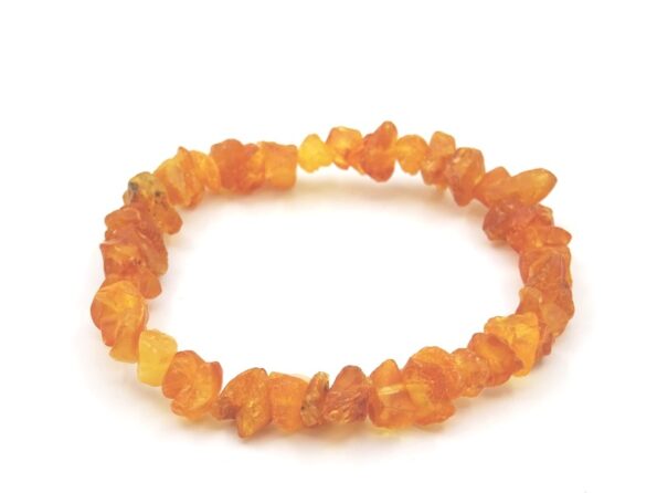 Uncut amber bracelet no02