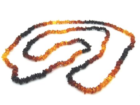 Amber necklace extra long