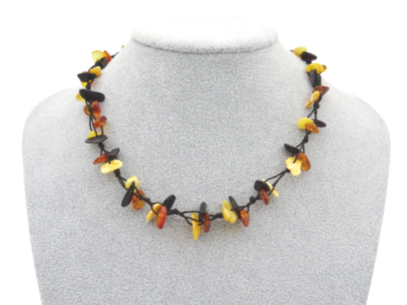 Amber necklace 43cm 10g no07