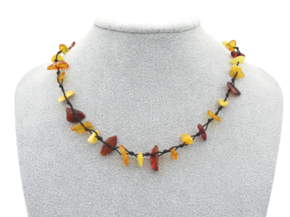 Amber necklace 44cm 7g no06