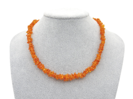 Amber necklace 45cm 13g no04