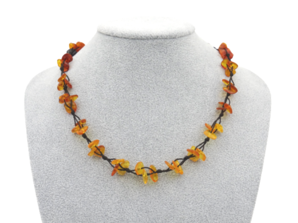 Amber necklace 47cm 10g no08