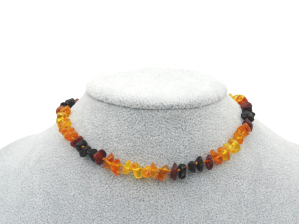Amber necklace for children 33cm 6g noL03