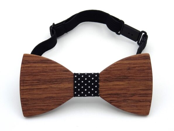 Деревянный галстук-бабочка для мальчиков KL02