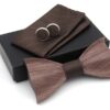 деревянный галстук бабочка