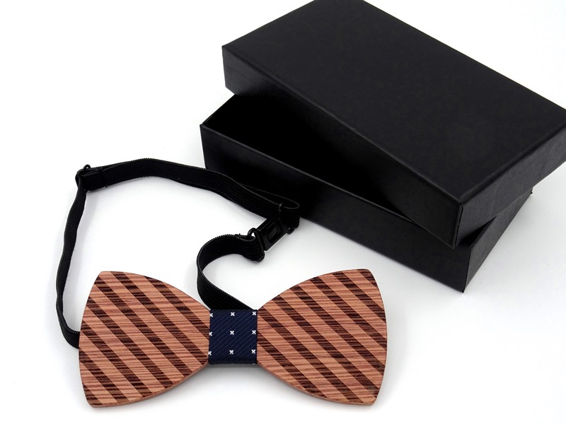 Деревянный галстук-бабочка K001