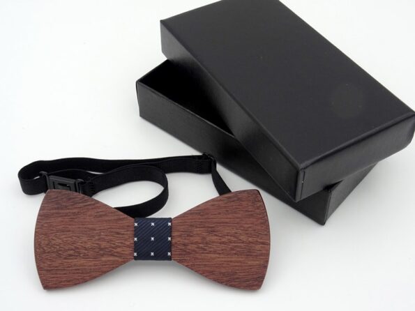 Wooden bow tie for men K004