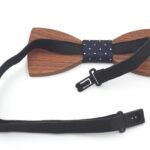 Детская деревянная галстук-бабочка KL05