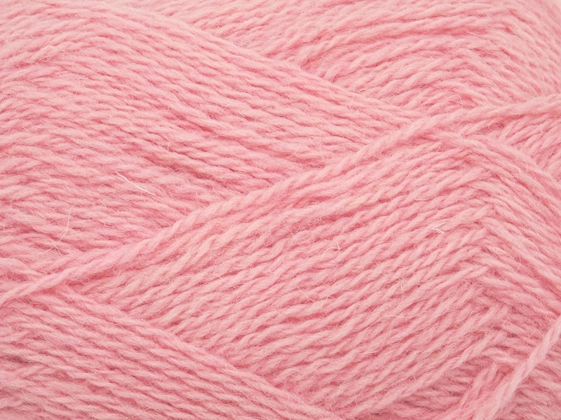 cheap yarns Teksrena 100g 100% wool pink 522