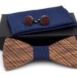 wooden bow tie set K017
