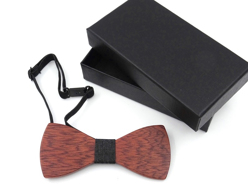 деревянный галстук бабочка k018